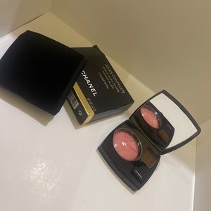 CHANEL JOUES CONTRASTE Powder Blush 72 ROSE INITIAL  0.21 oz NIB Full Size